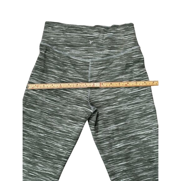 Old Navy Active Powerchill High-Rise Flare Go-Dry Pants XL 14-16 Green Striped - Picture 9 of 9